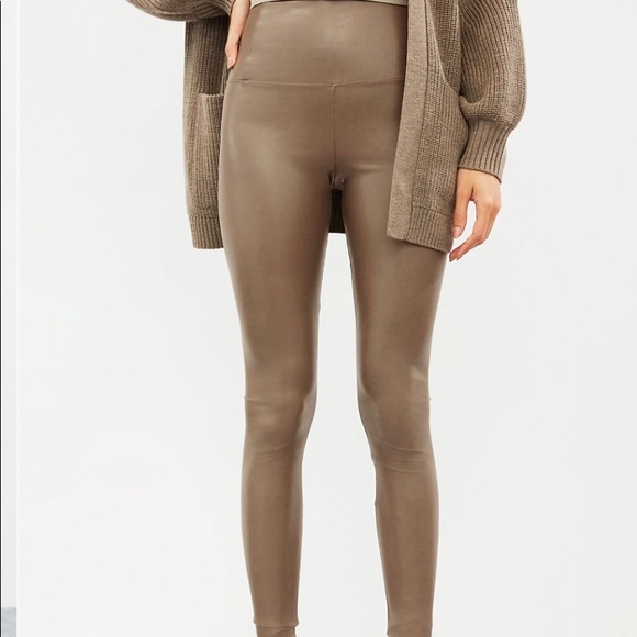 Wilfred Free Daria Leather Leggings - Picture 1 of 10